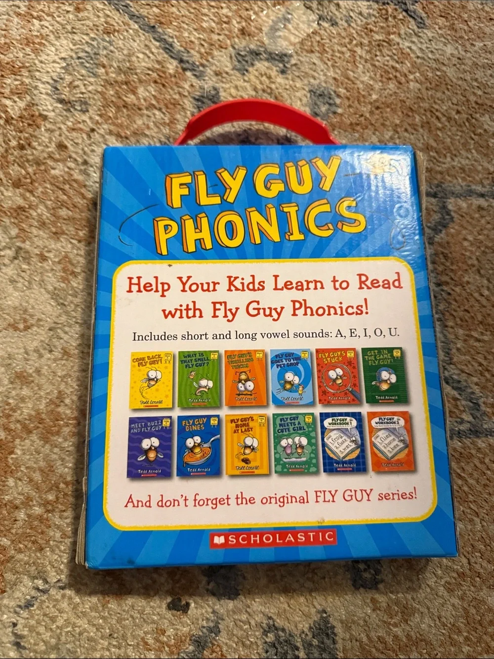 Scholastic Fly Guy Phonics Set - Blue with Red Handle